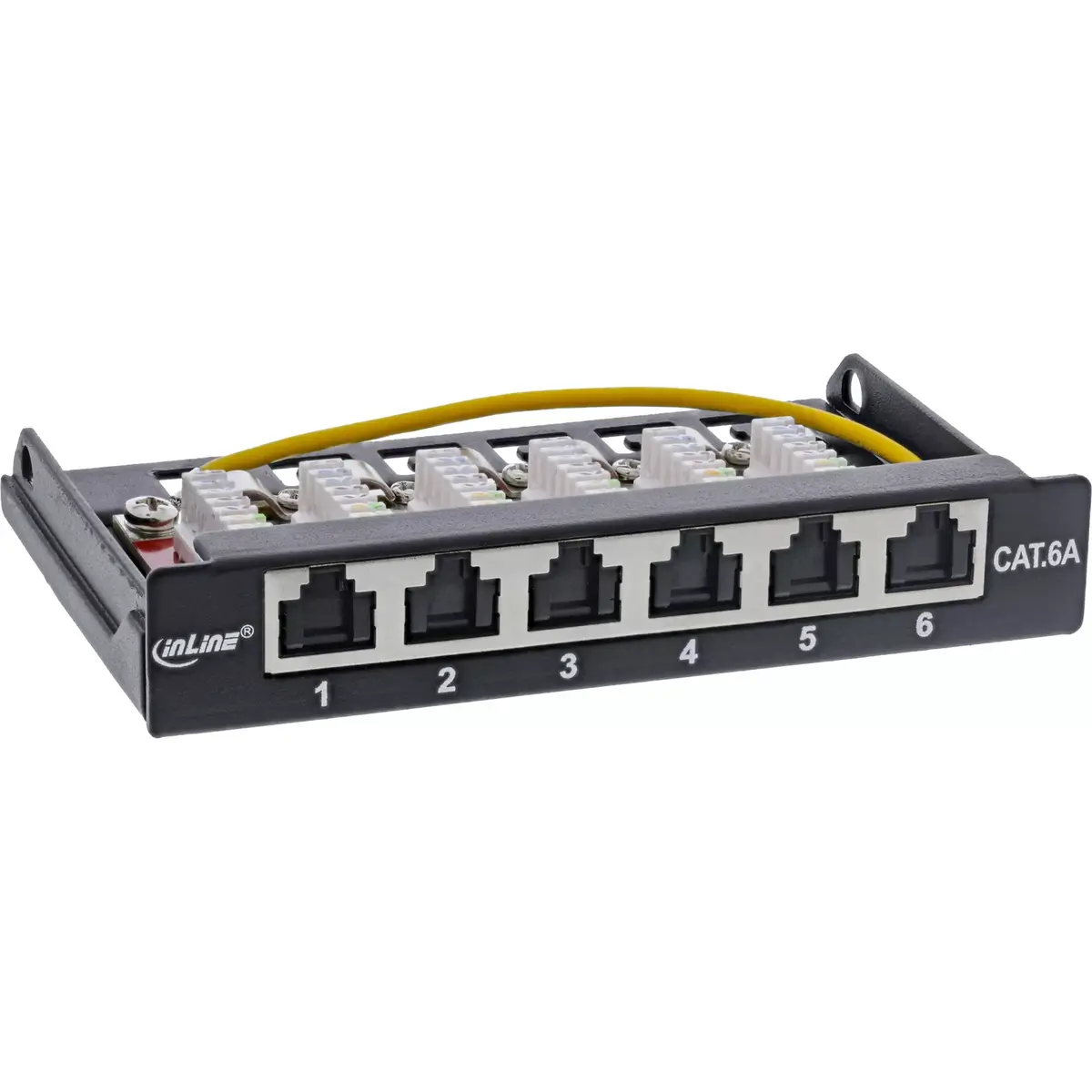 InLine Patch panel Cat.6A 0.5U 6-porti Photo 3