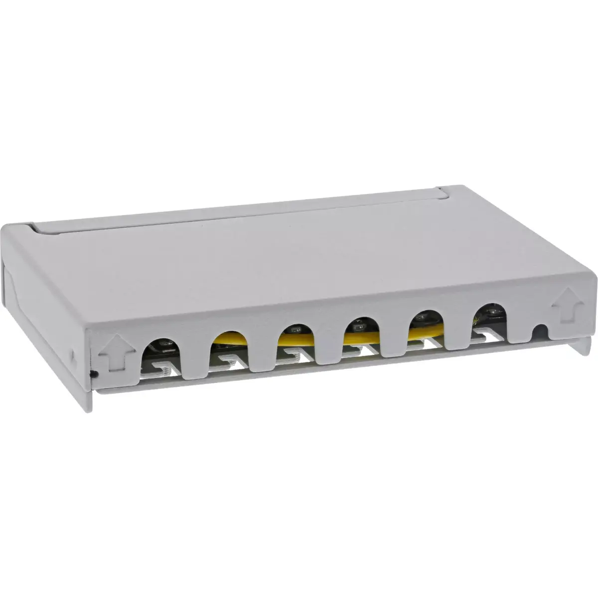 InLine Patch panel Cat.6A 0.5U 6-port Photo 2