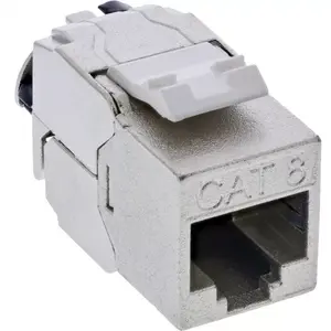 Кейстоун-модуль InLine B-76202Q — плоский серый RJ-45, 14.5×31.8×19.4 мм