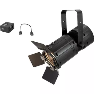 Fresnel prožektors EUROLITE PFR-50 WW ar DMX saskarni, silti balta gaisma