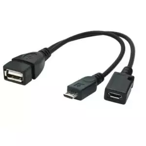USB cable Gembird A-OTG-AFBM-04 0.15 m Micro-USB B USB A Black