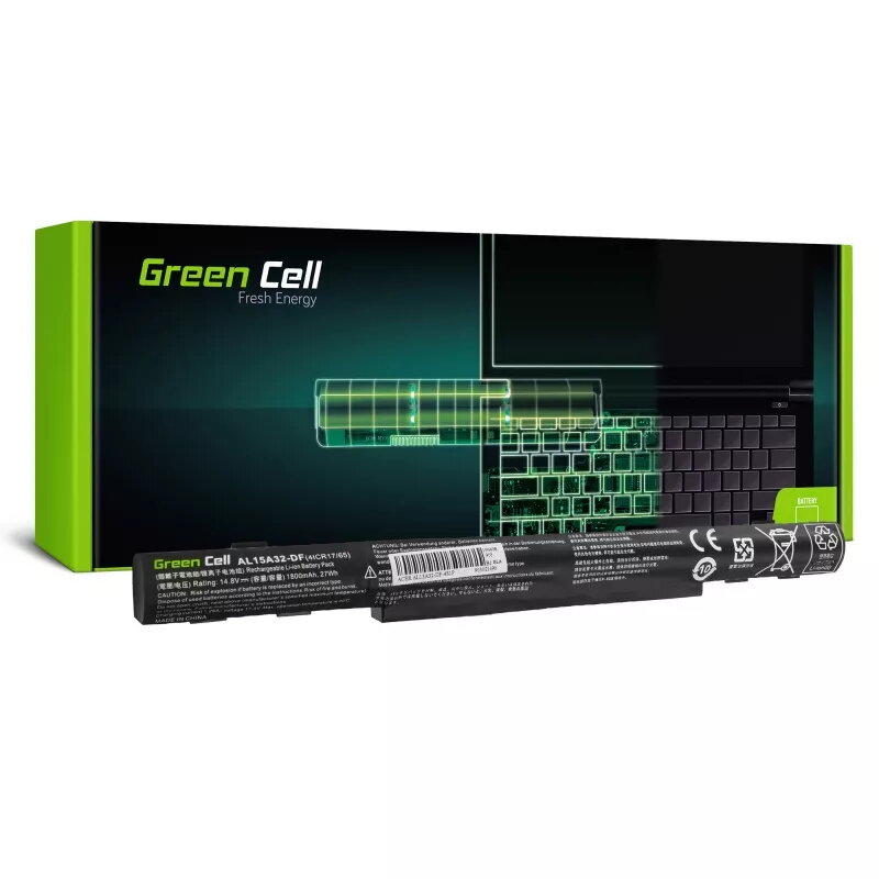 Klēpjdatora akumulators Green Cell AC68 saderīgs
