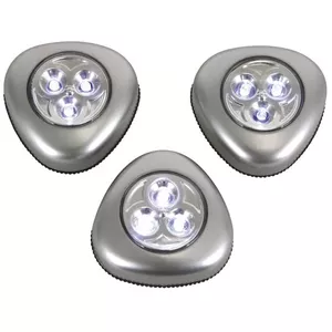 Self-Adhesive LED Lights 3 pcs, 3 x AAA