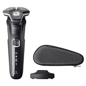 Электробритва роторная Philips Series 5000 S5898/35 — 3 головки, Wet & Dry, SteelPrecision, 60 мин без шнура