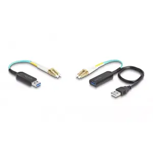 DeLOCK USB удлинитель Type-A 10 Гбит/с 0.2м черный 66466