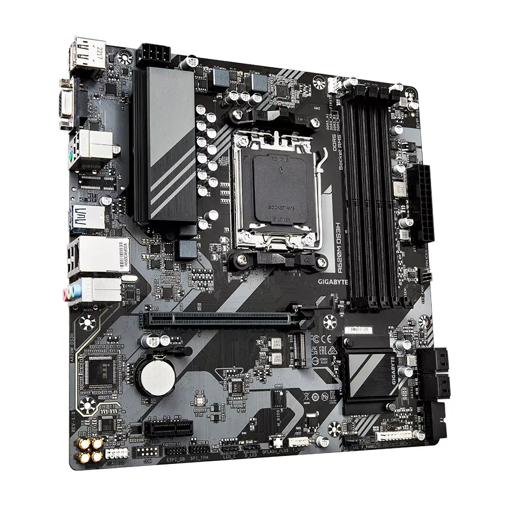 Pamatplate GIGABYTE A620M DS3H, A620 Photo 3
