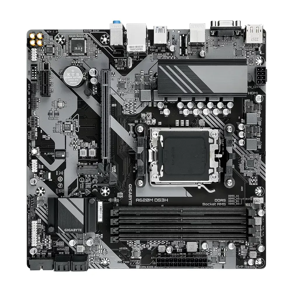 Pamatplate GIGABYTE A620M DS3H, A620 Photo 4