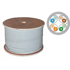 Ethernet-кабель Alantec KIF6ALSOH500D Cat6a U/FTP 23 AWG LSOH 500 м 10 Гбит/с