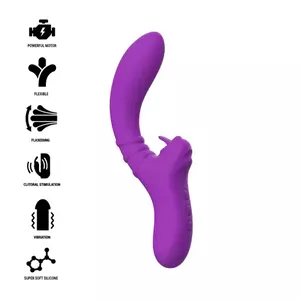 Vibrator INTENSE silicone purple
