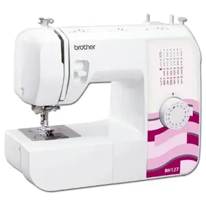 Automatic domestic sewing machine Brother RH127VP2 — 27 programs, 820 RPM, 5 mm stitch width, free arm, LED display