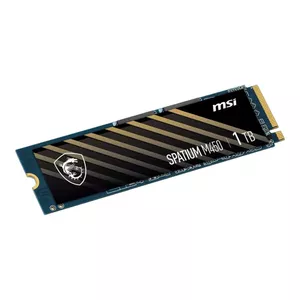 SSD|MSI|SPATIUM M450|1TB|M.2|PCIe Gen4|NVMe|3D NAND|Скорость записи 3000 МБайт/с|Скорость чтения 3600 МБайт/с|2,15 мм|TBW 600 ТБ|MTBF 1500000 часов|S78-440L980-P83