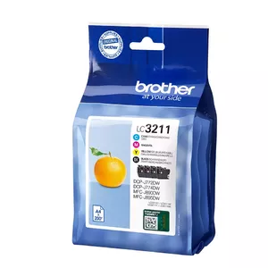 Brother LC-3211VAL ink cartridge Original Standard Yield Black, Cyan, Magenta, Yellow