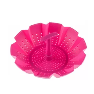 Strainer, silicone colander Ø28cm, assorted colours Kinghoff.