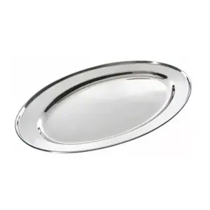 KingHoff KH 1232 ovāla tērauda paplāte 40 cm