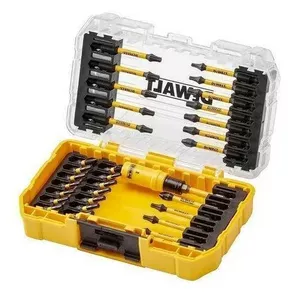 Drill bit set DeWalt DT70745T — 45 pieces, HSS and titanium coated