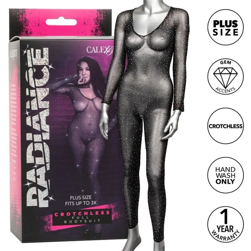 CalExotics Radiance Plus Size Crotchless Bodystocking