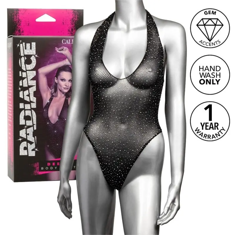 CalExotics Deep V Bodysuit 12267 Intīmā