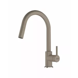 Kitchen faucet Franke Lina pull-out hose almond — single-lever sink mixer, pull-out spray