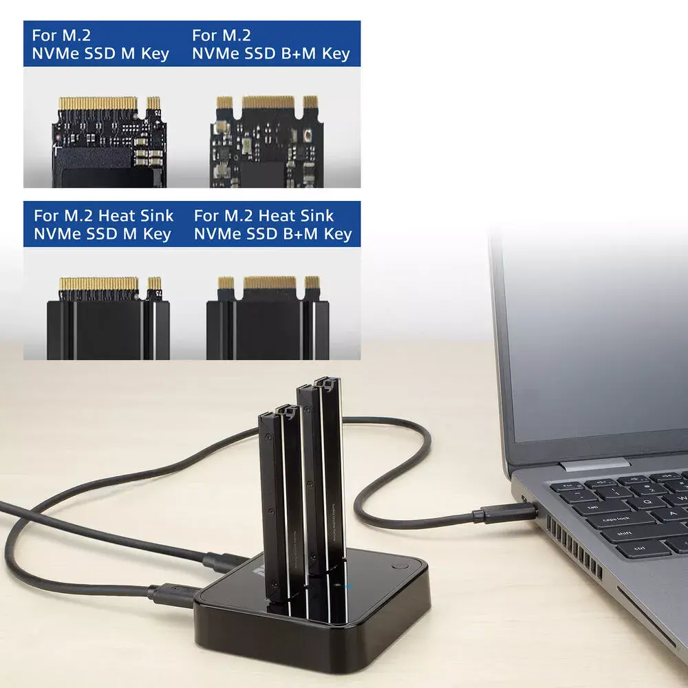 ACT M.2 NVMe/PCIe dubultā SSD dokstacija Photo 3