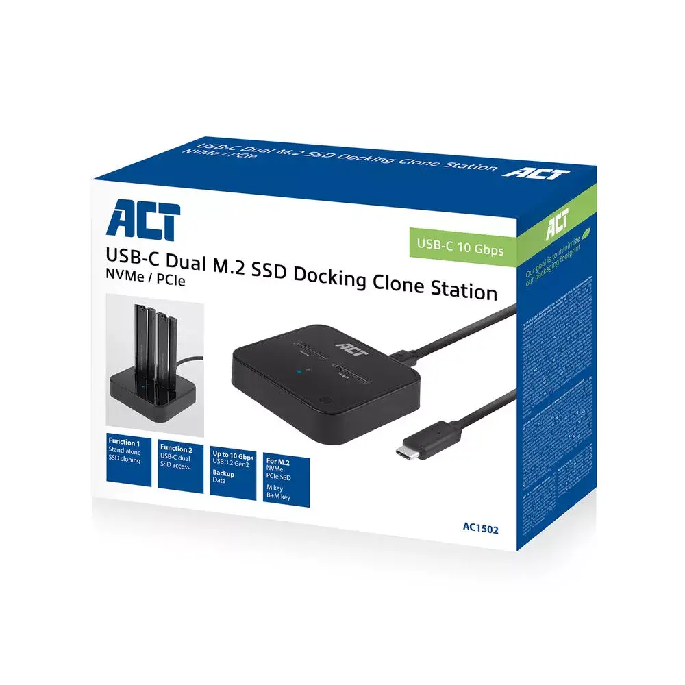 ACT M.2 NVMe/PCIe dubultā SSD dokstacija Photo 9