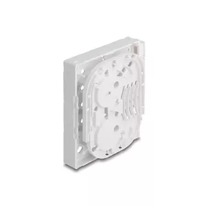 DeLOCK Optical Fiber Connection Box FTTH wall mount 4 x SC Simplex LC Duplex white