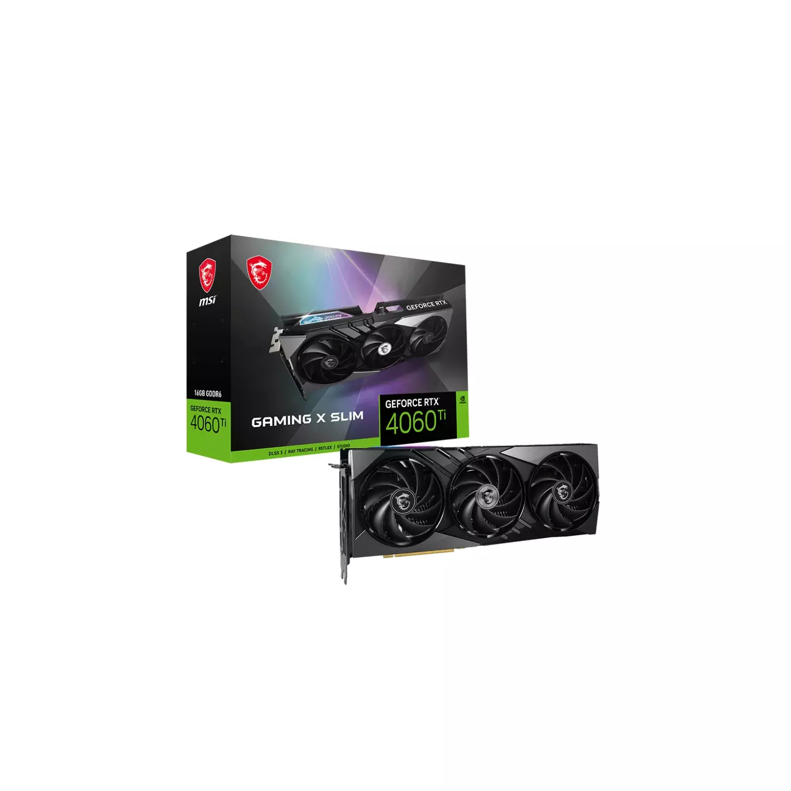 MSI NVIDIA GeForce RTX 4060 Ti Graphic Card - 16 GB GDDR6