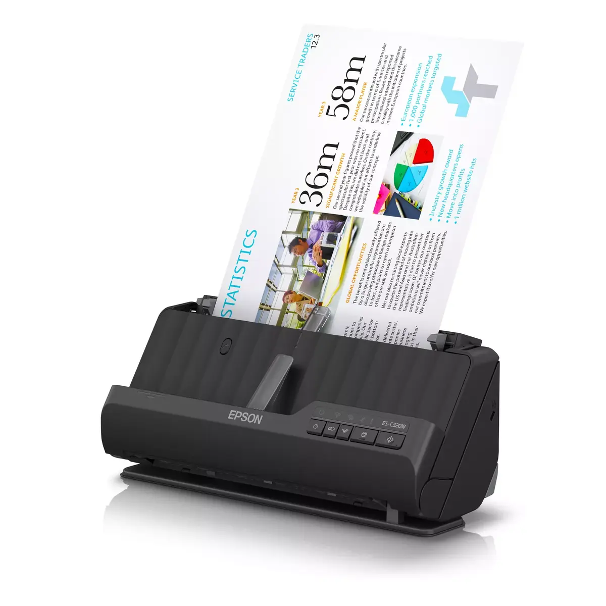 Листовой сканер Epson ES-C320W Photo 6