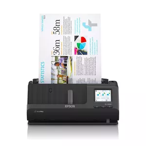 Epson ES-C380W ADF + lokšņu padeves skeneris 600 x 600 DPI A4 Melns