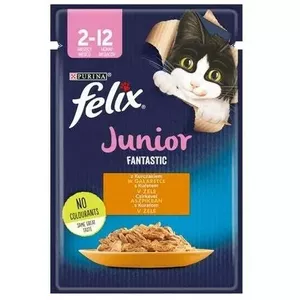 Felix Fanstastic Junior - влажный корм для кошек - 85 г