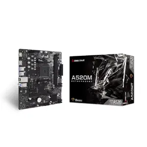 Motherboard BIOSTAR A520MT micro ATX Socket AM4 DDR4 2x DIMM 64GB A520 chipset