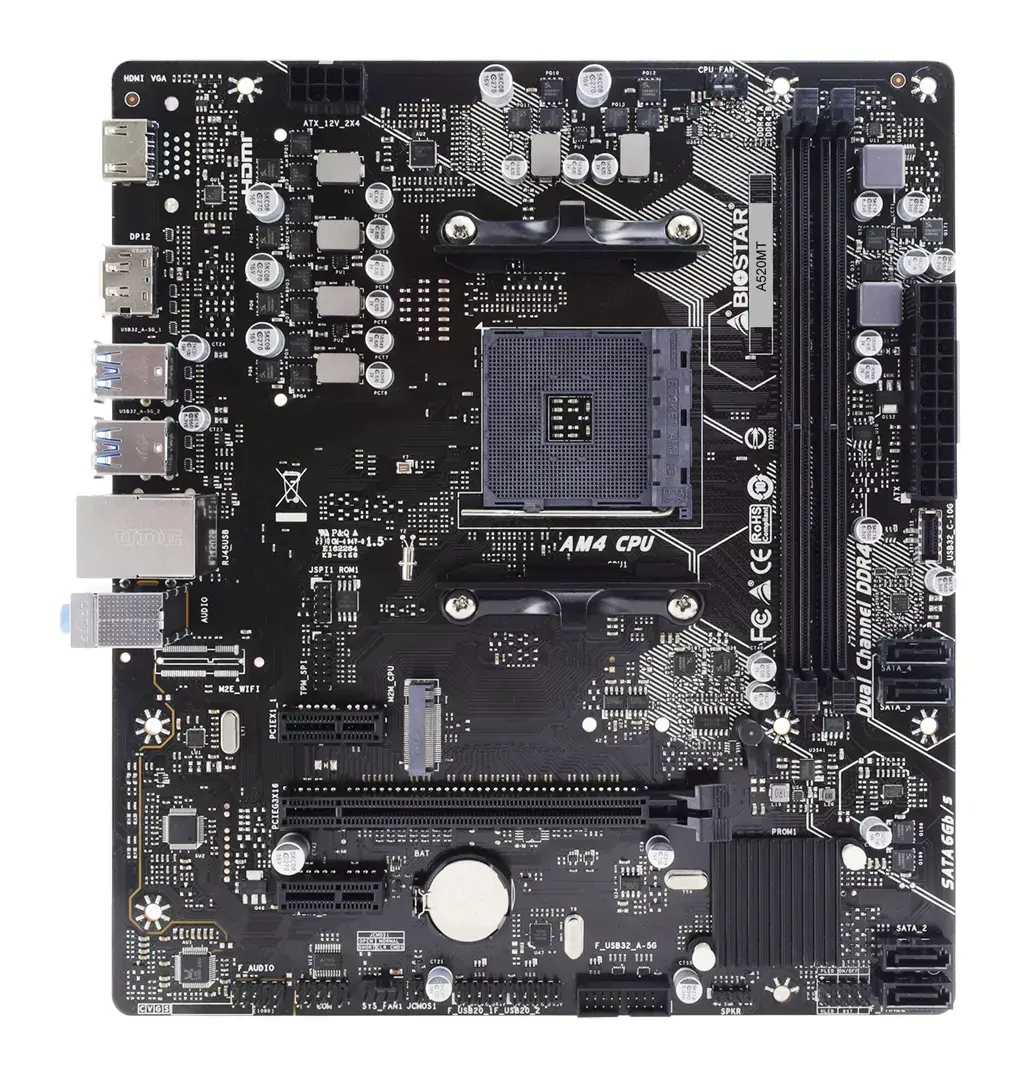 BIOSTAR A520MT micro ATX mātes plate Socket AM4 Photo 2