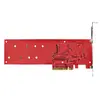 Двухканальная M.2 PCIe SSD адаптерная карта StarTech DUAL-M2-PCIE-CARD-B Photo 6