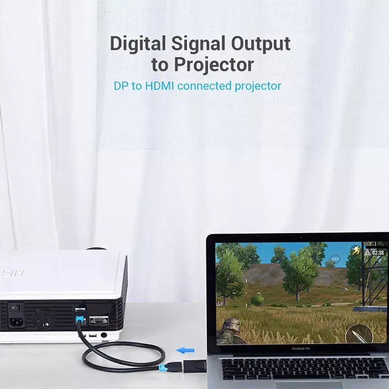 Vention HBKB0 DisplayPort to HDMI adapter Photo 7