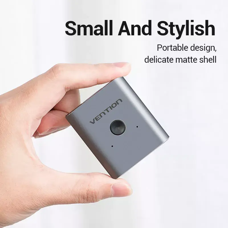 Vention 2-Port HDMI Bi-Direction Switcher Silver Photo 6