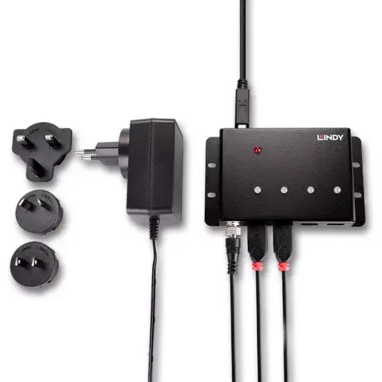 USB Хаб Lindy 4 Port USB 3.0 Photo 5