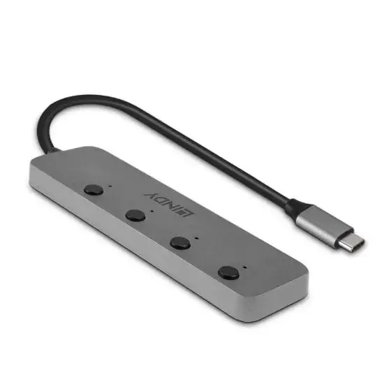 USB хаб 4 Port USB 3.2 Type C Photo 2