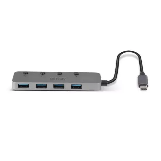 USB хаб 4 Port USB 3.2 Type C Photo 3
