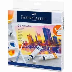 Akvareļu krāsas Faber-Castell 169624 9 ml 24 gab Multi
