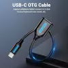 Vention USB 2.0 Type-C to USB-A OTG Cable 0.15m Photo 2