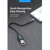 Vention USB 2.0 Type-C to USB-A OTG Cable 0.15m Photo 7