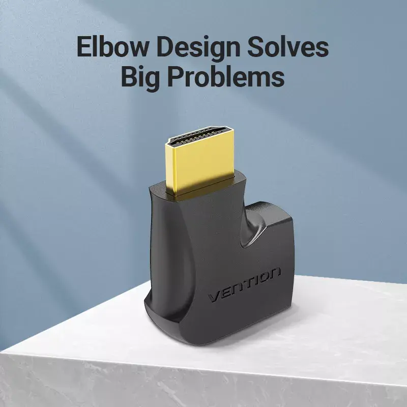Vention HDMI 270° Male-to-Female Vertical Flat Adapter Photo 3