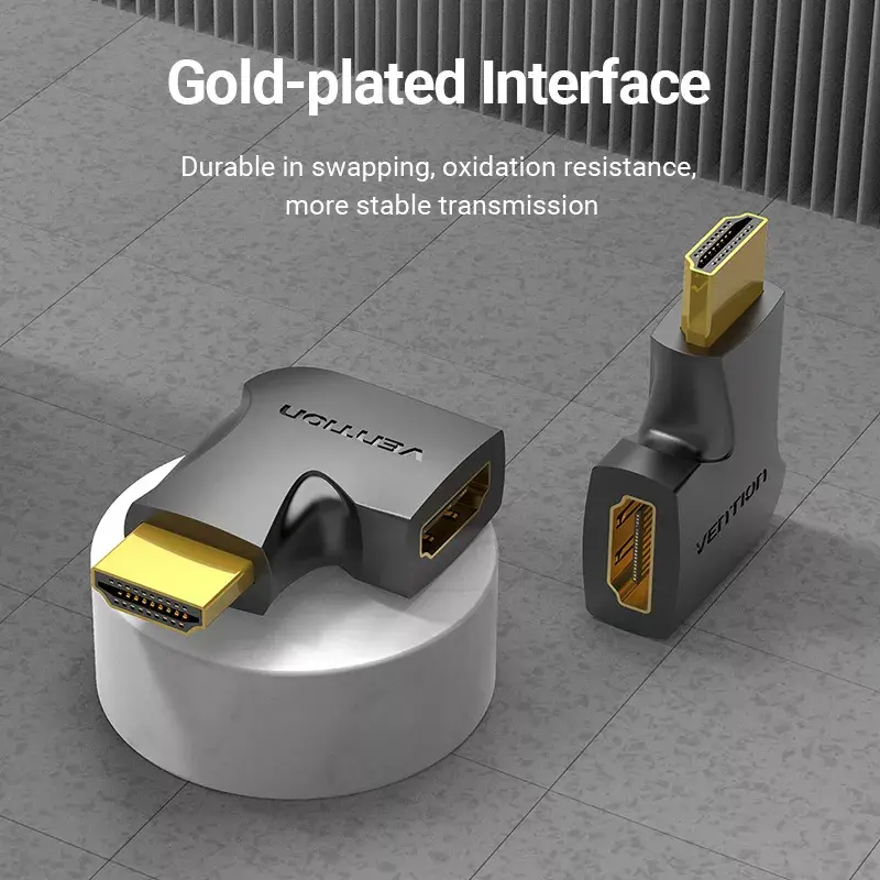 Vention HDMI 270° Male-to-Female Vertical Flat Adapter Photo 9