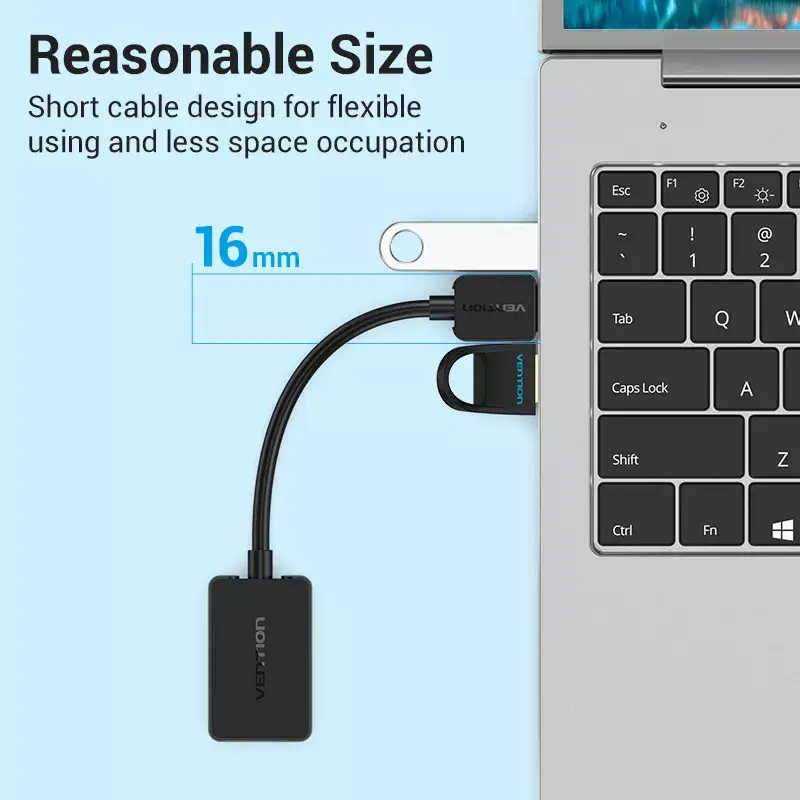 Vention 2-портовая USB внешняя звуковая карта Photo 13