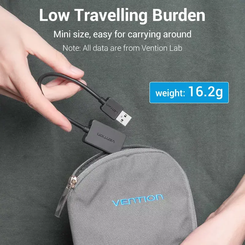 Vention 2-портовая USB внешняя звуковая карта Photo 14