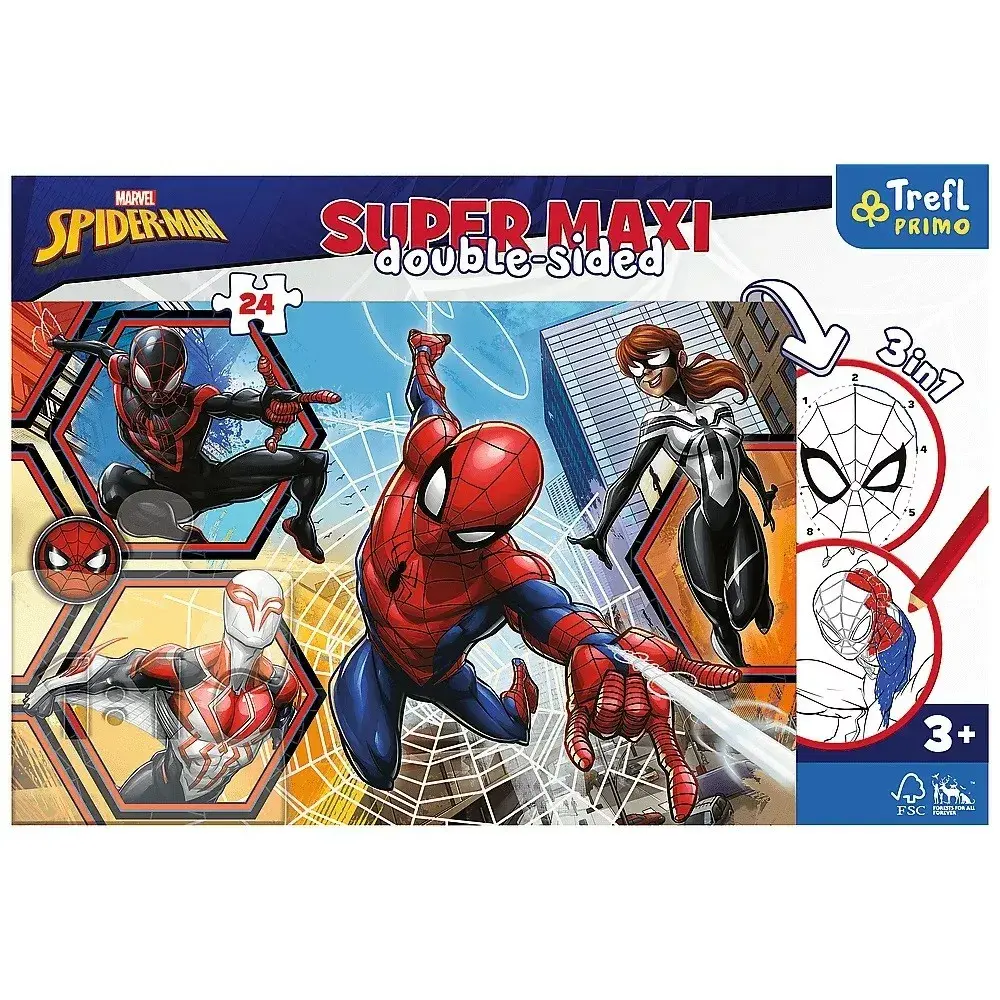TREFL SUPER MAXI Spiderman goes into action — 24 gab. Photo 4