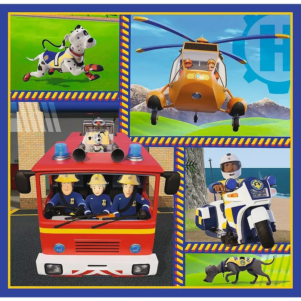 TREFL Puzzle 3in1 Day Fireman Sam Photo 2