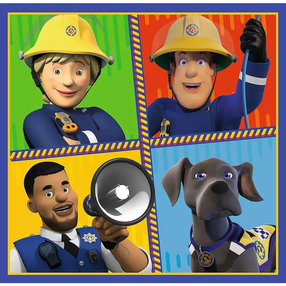 TREFL Puzzle 3in1 Day Fireman Sam Photo 3