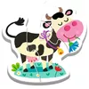 TREFL Puzzle Baby Classic Na Farmie Babies and The Bear Photo 3