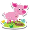 TREFL Puzzle Baby Classic Na Farmie Babies and The Bear Photo 5