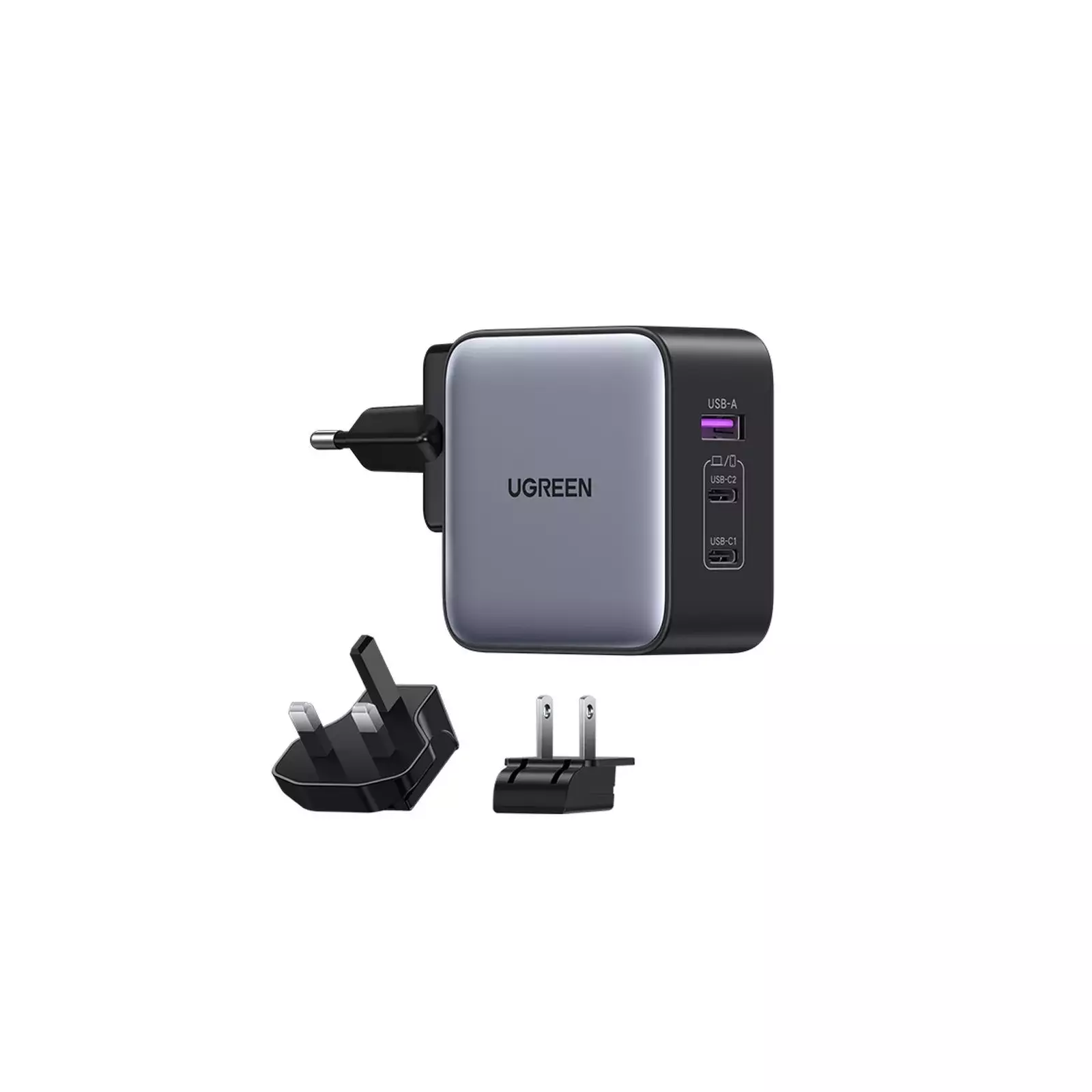 Ugreen GaN Tech Fast USB-C And USB-C Wall Charger 65W Black